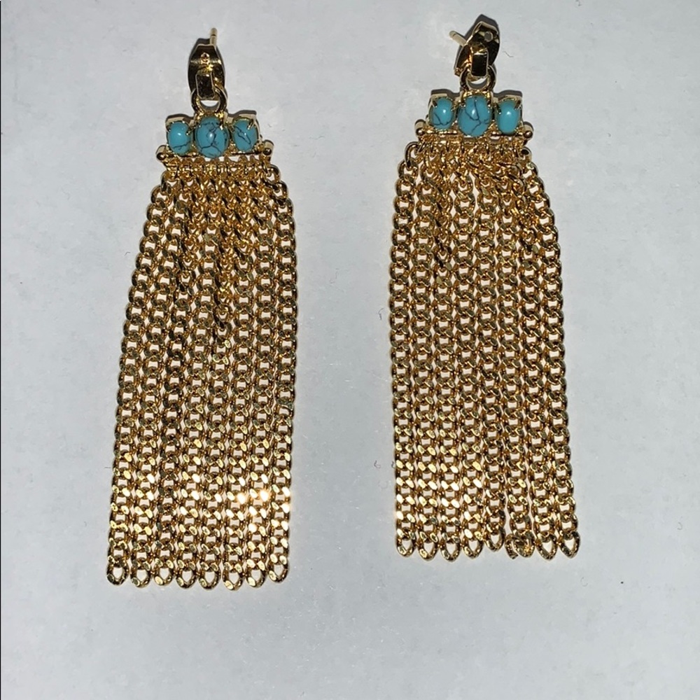 Sonya Renee 3 Bead Dangle Earrings